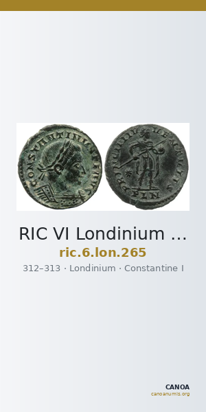 RIC VI Londinium 265 — CANOA