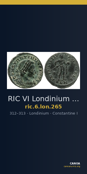 RIC VI Londinium 265 — CANOA