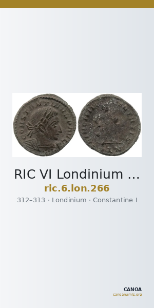RIC VI Londinium 266 — CANOA