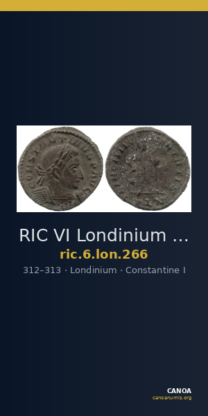 RIC VI Londinium 266 — CANOA