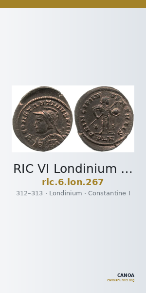 RIC VI Londinium 267 — CANOA