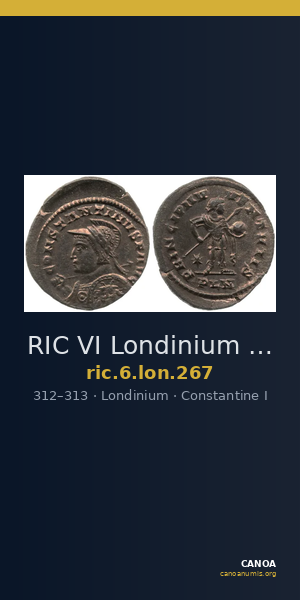 RIC VI Londinium 267 — CANOA
