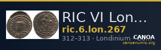 RIC VI Londinium 267 — CANOA