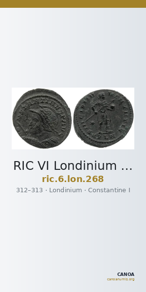 RIC VI Londinium 268 — CANOA