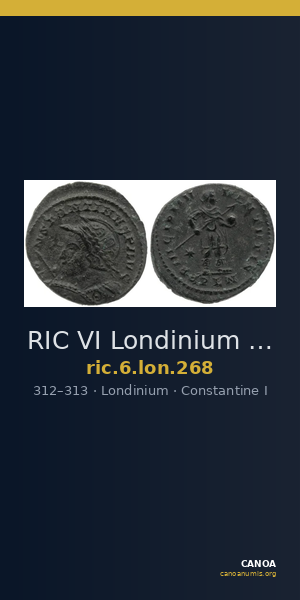 RIC VI Londinium 268 — CANOA