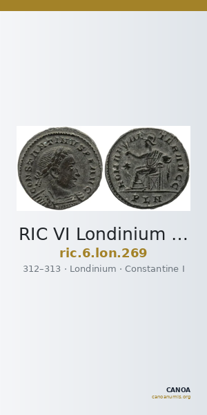 RIC VI Londinium 269 — CANOA