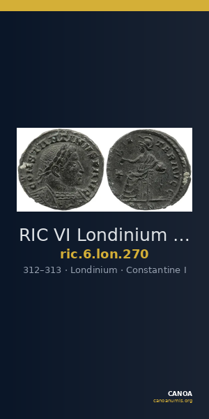 RIC VI Londinium 270 — CANOA