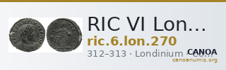 RIC VI Londinium 270 — CANOA