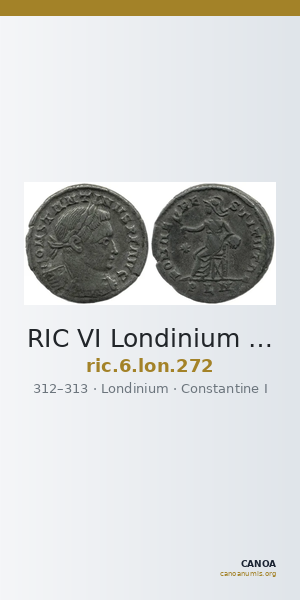RIC VI Londinium 272 — CANOA