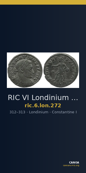 RIC VI Londinium 272 — CANOA