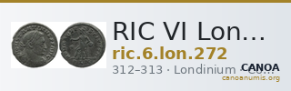 RIC VI Londinium 272 — CANOA