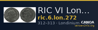 RIC VI Londinium 272 — CANOA