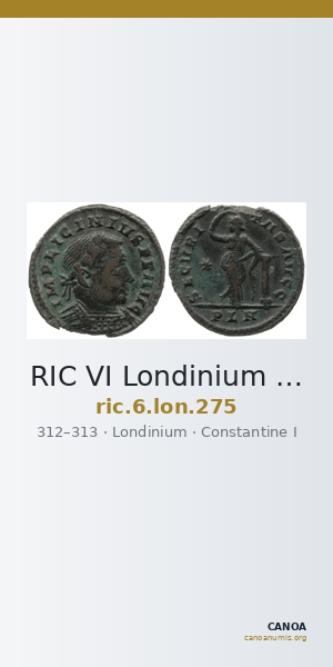 RIC VI Londinium 275 — CANOA