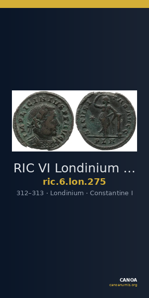 RIC VI Londinium 275 — CANOA