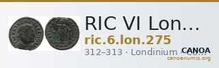 RIC VI Londinium 275 — CANOA