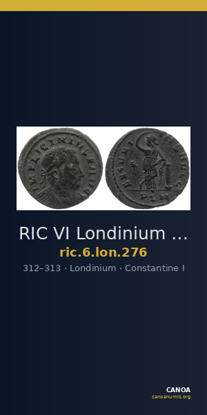 RIC VI Londinium 276 — CANOA