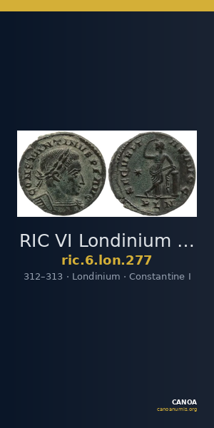 RIC VI Londinium 277 — CANOA