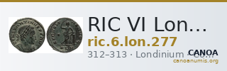 RIC VI Londinium 277 — CANOA