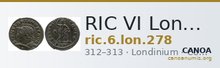 RIC VI Londinium 278 — CANOA