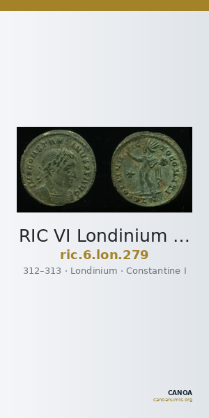 RIC VI Londinium 279 — CANOA