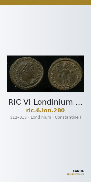 RIC VI Londinium 280 — CANOA