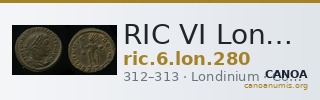 RIC VI Londinium 280 — CANOA
