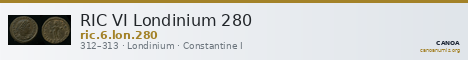 RIC VI Londinium 280 — CANOA