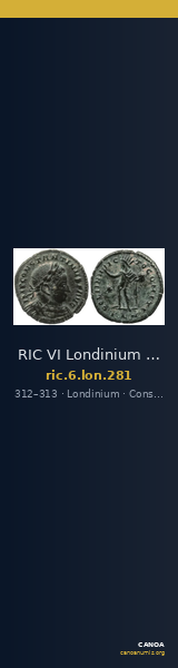 RIC VI Londinium 281 — CANOA