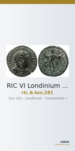 RIC VI Londinium 281 — CANOA