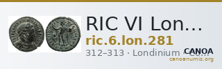 RIC VI Londinium 281 — CANOA
