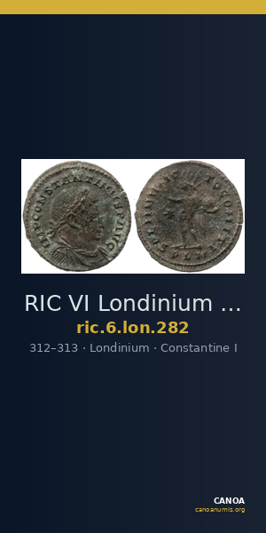 RIC VI Londinium 282 — CANOA