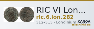 RIC VI Londinium 282 — CANOA