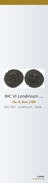 RIC VI Londinium 284 — CANOA