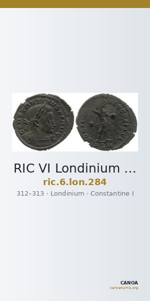 RIC VI Londinium 284 — CANOA