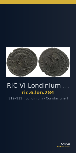 RIC VI Londinium 284 — CANOA