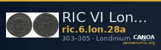 RIC VI Londinium 28a — CANOA