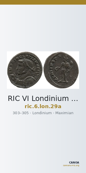RIC VI Londinium 29a — CANOA