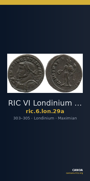 RIC VI Londinium 29a — CANOA