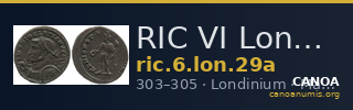 RIC VI Londinium 29a — CANOA