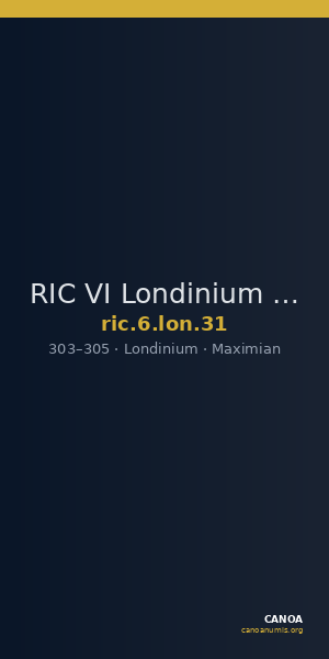 RIC VI Londinium 31 — CANOA
