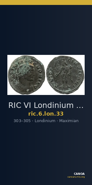 RIC VI Londinium 33 — CANOA