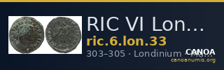 RIC VI Londinium 33 — CANOA