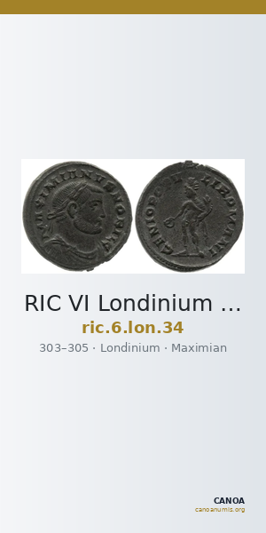 RIC VI Londinium 34 — CANOA
