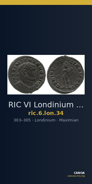 RIC VI Londinium 34 — CANOA