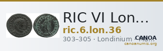 RIC VI Londinium 36 — CANOA