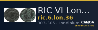 RIC VI Londinium 36 — CANOA
