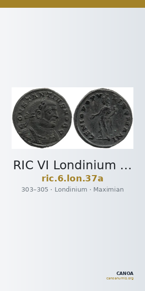 RIC VI Londinium 37a — CANOA