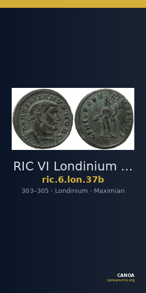 RIC VI Londinium 37b — CANOA