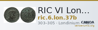 RIC VI Londinium 37b — CANOA