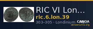 RIC VI Londinium 39 — CANOA